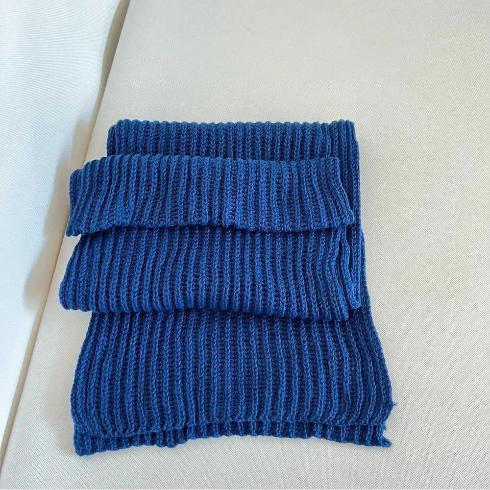 Style & Co Knit Scarf Royal Blue New